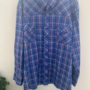 Mens Western Button Down Shirt